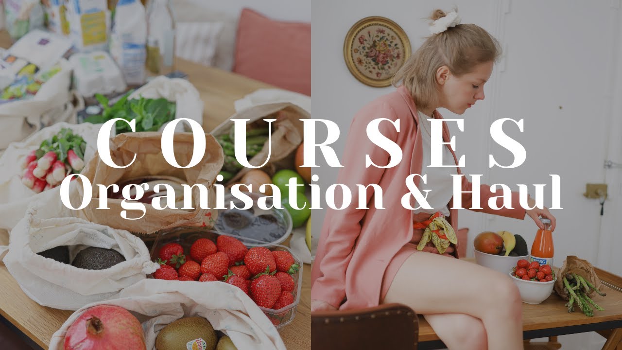 #ORGANISATION : Retour de COURSES & mon ORGANISATION !
