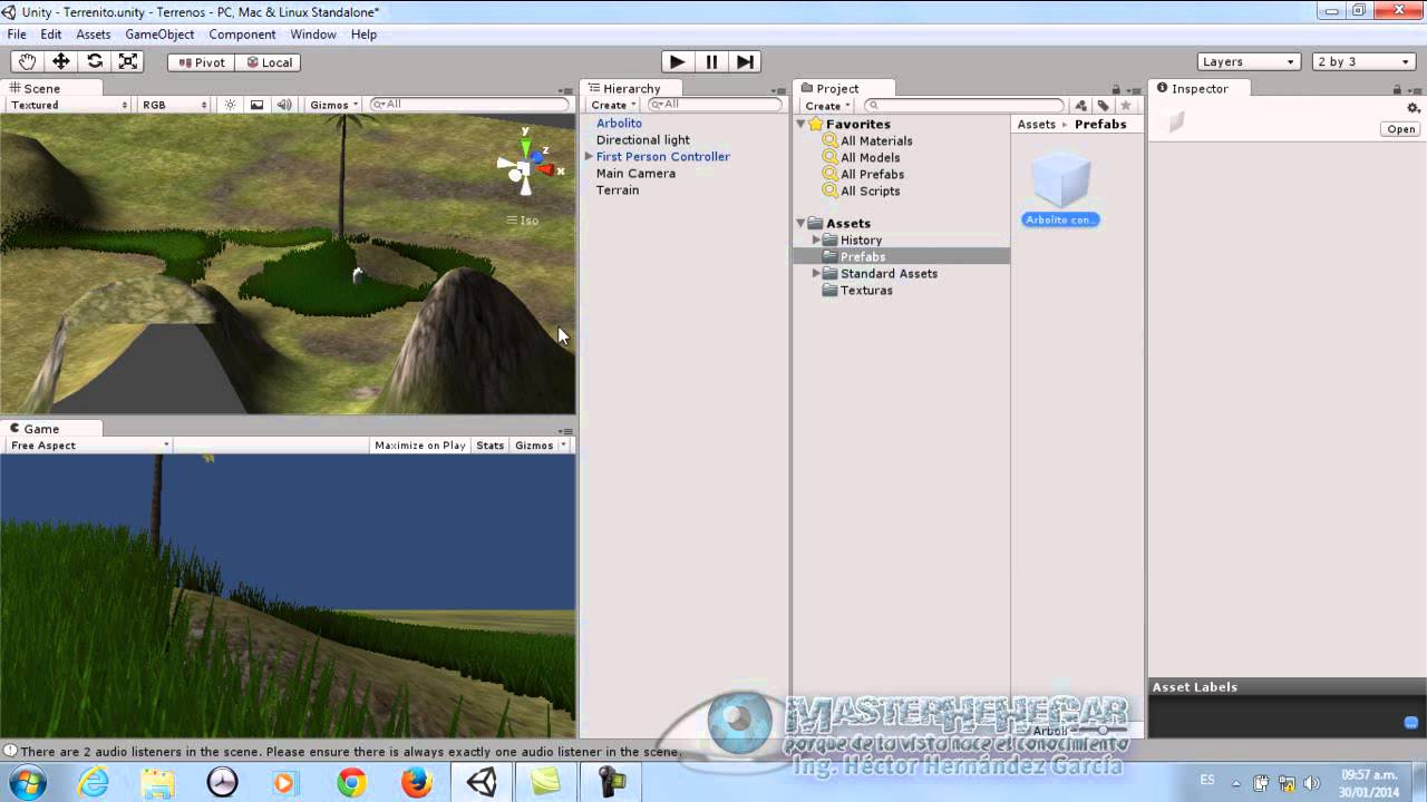 09 - Cómo Crear Árboles con Colisión (Unity)