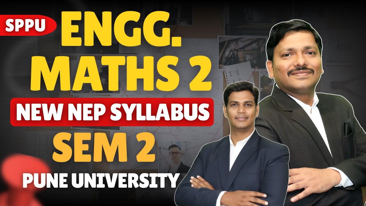 Engineering Maths 2 New Syllabus 🤔 According to NEP | 2024 Pattern | Pune University | Dinesh Sir