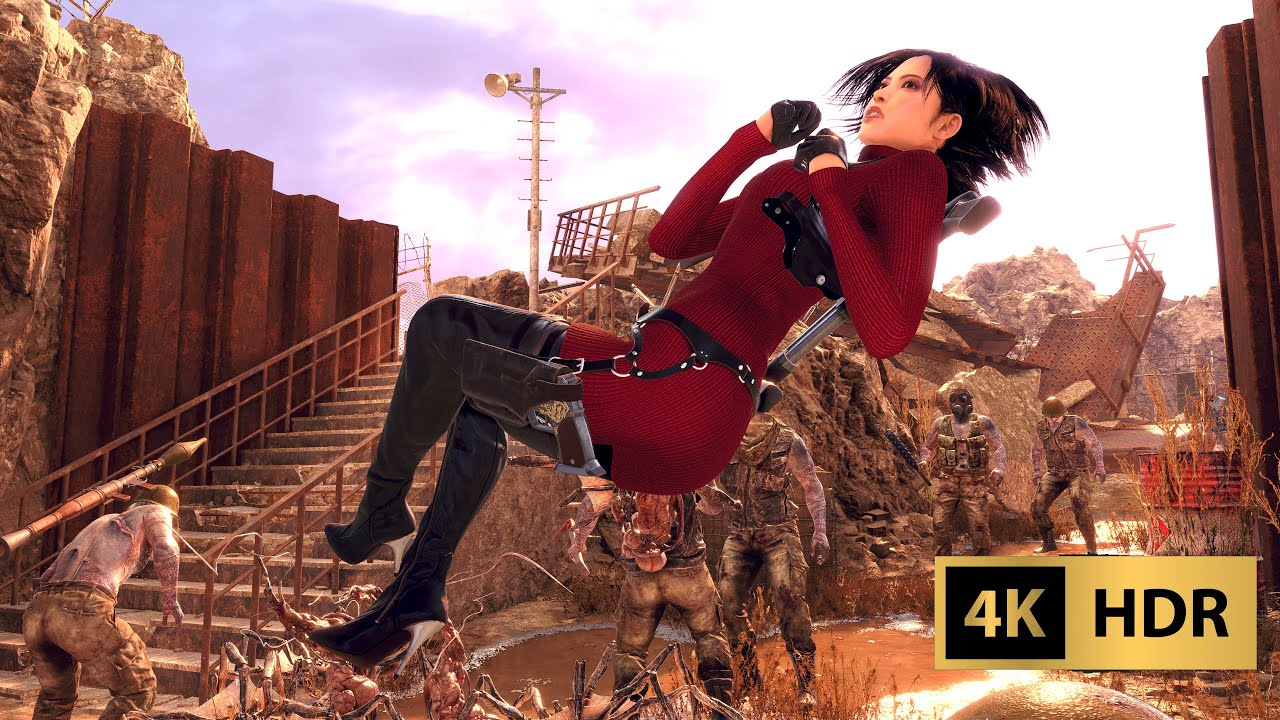 Ada stab face & kick Strategy, Island RE4 2023 MERC | 4K60  HDR