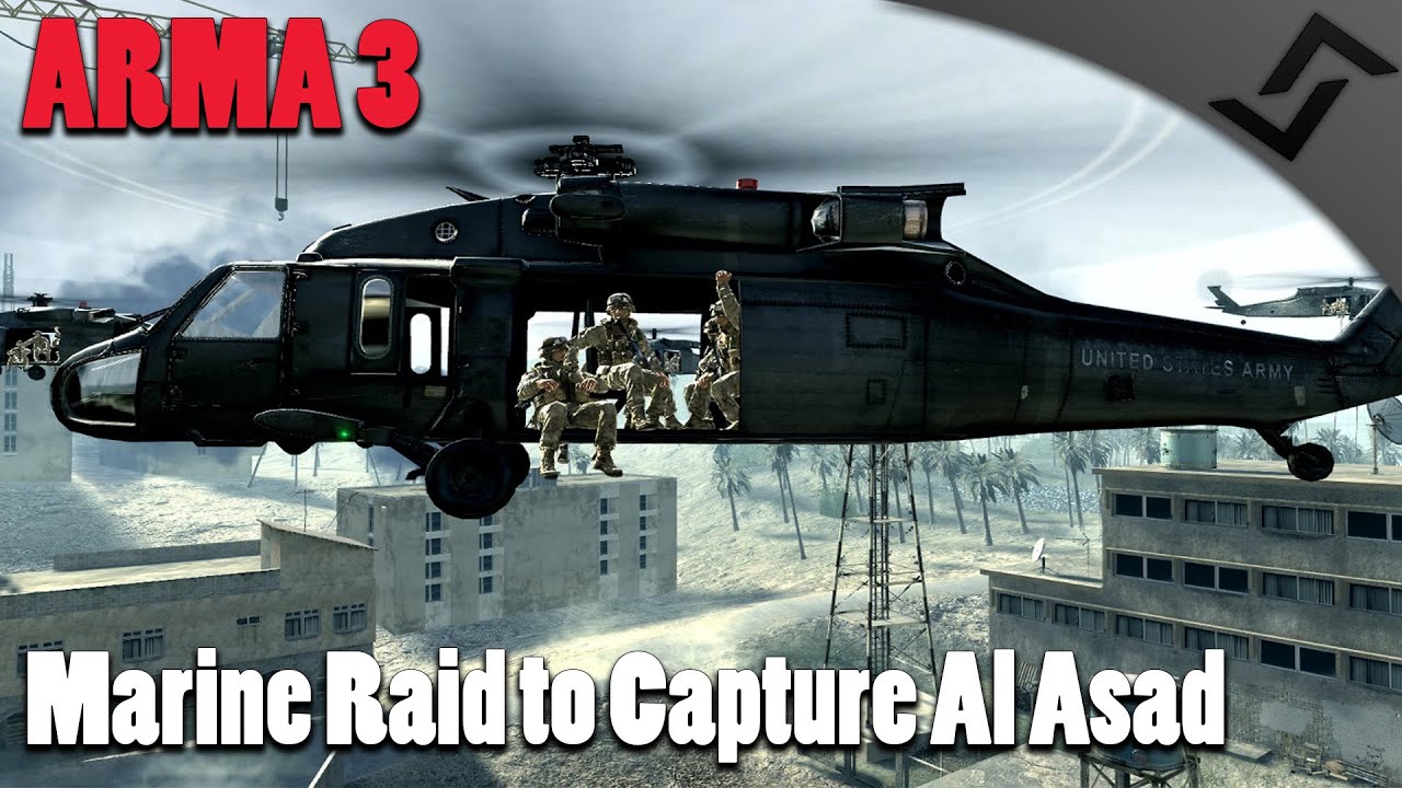 Marine Raid to Capture Khaled Al-Asad - ARMA 3 - CoD 4 Intro