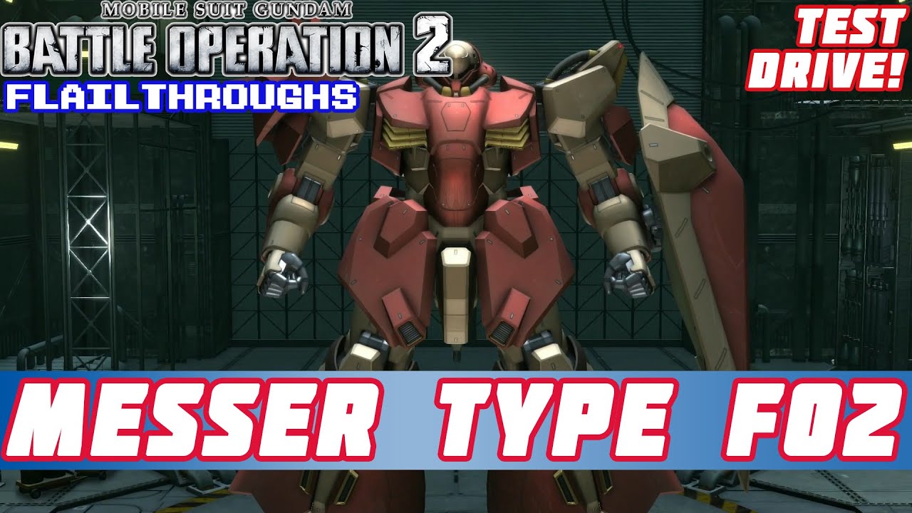 Gundam Battle Operation 2 Test Drive: Messer Type F02 Brings The F01's Bomber Skills To Raids