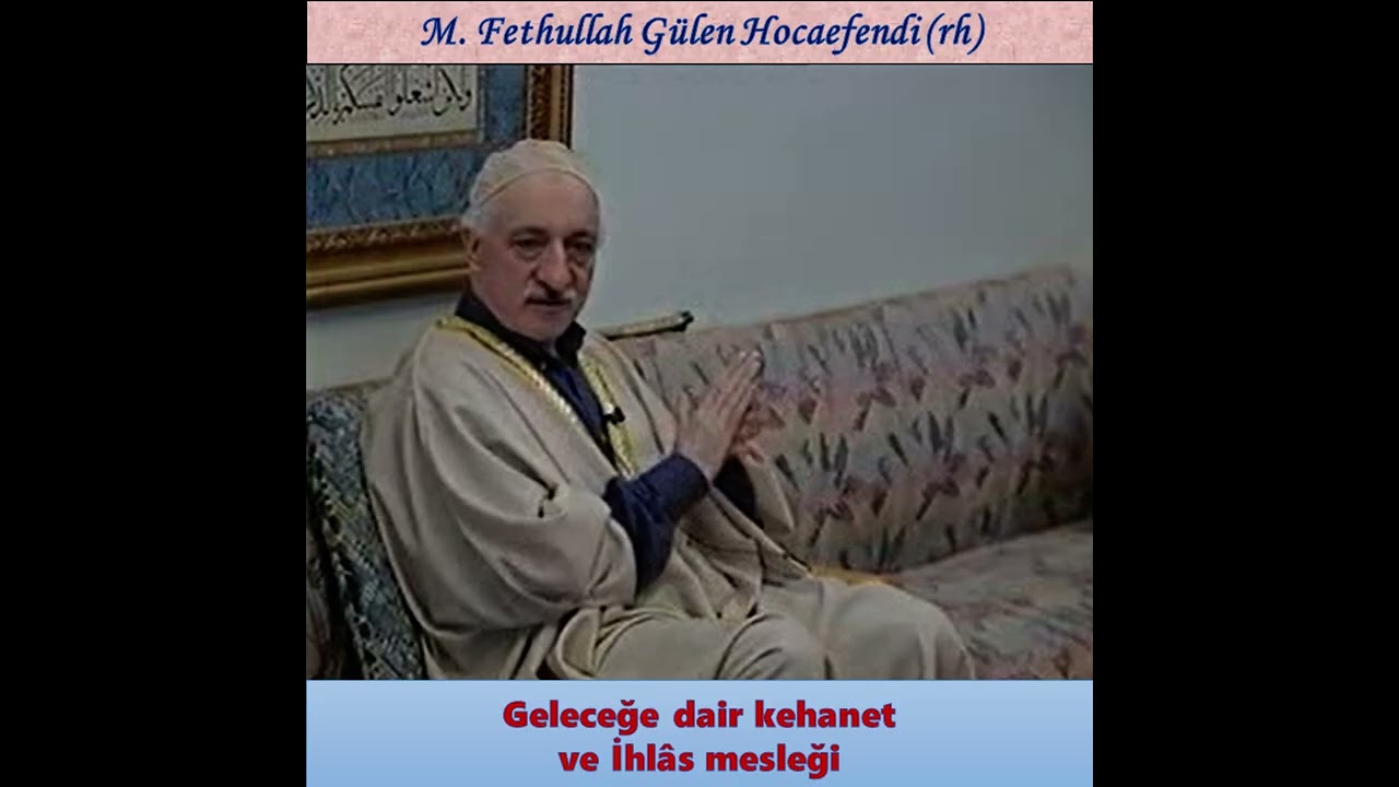 1996-03-08-2 SOHBET-5.KAT - Geleceğe dair kehanet ve İhl&acirc;s mesleği - MFG Hocaefendi (rh)