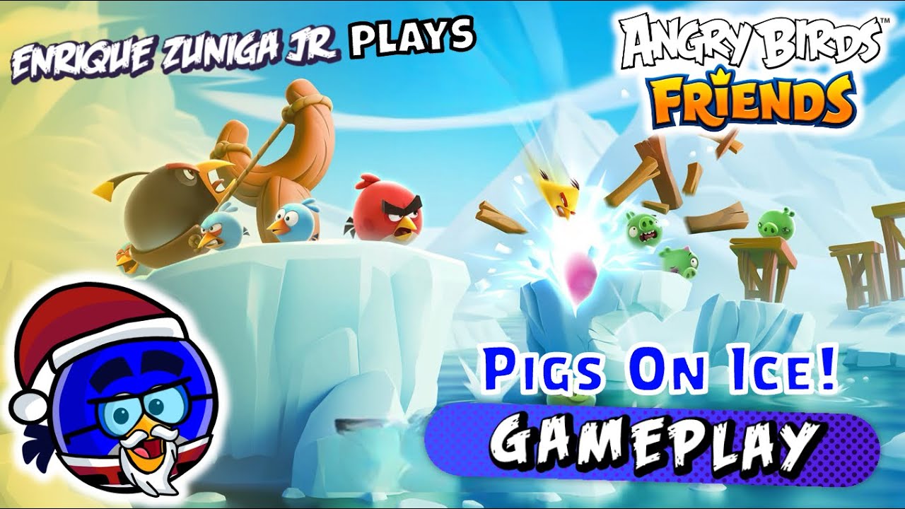 Турнир «Свиньи на льду»! 🧊 - Геймплей Angry Birds Friends
