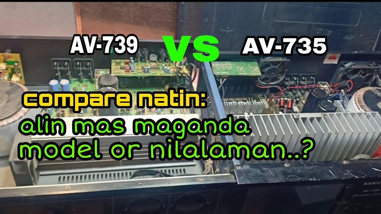 SAKURA AV-739,AV-735 comparison and repair..