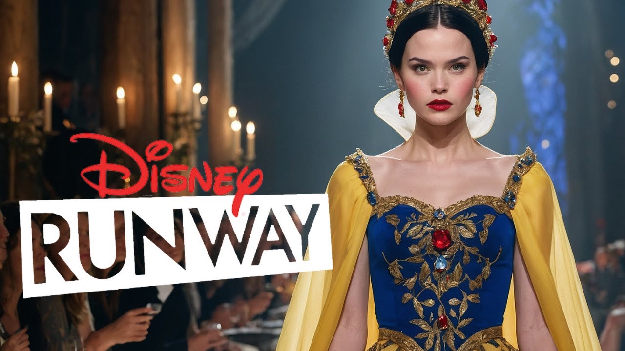 Disney Characters Turned Into Fashion Icons with AI: A Stunning Runway Show!