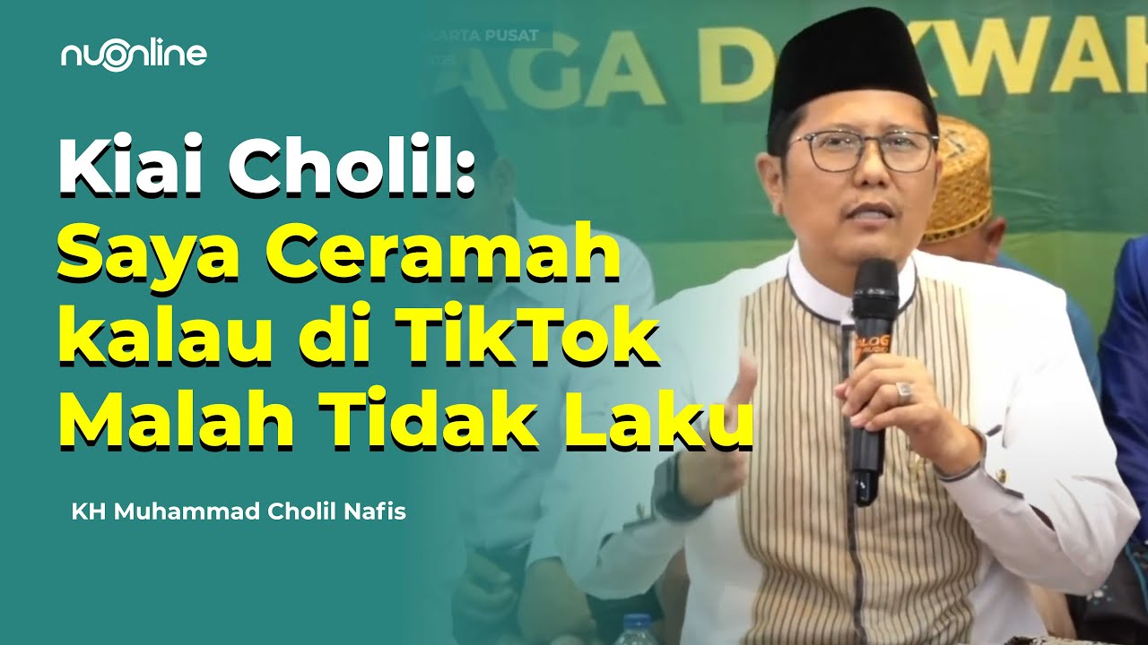 KH Cholil Nafis: Strategi Dakwah di Media Sosial Butuh Karakter Kuat