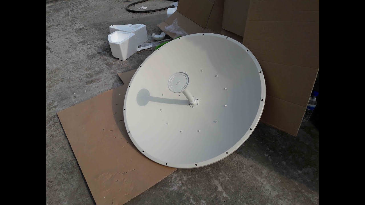 UBNT 35.1 KM PTP Radio Link By Rocket 5AC Lite with 30dBi Dish