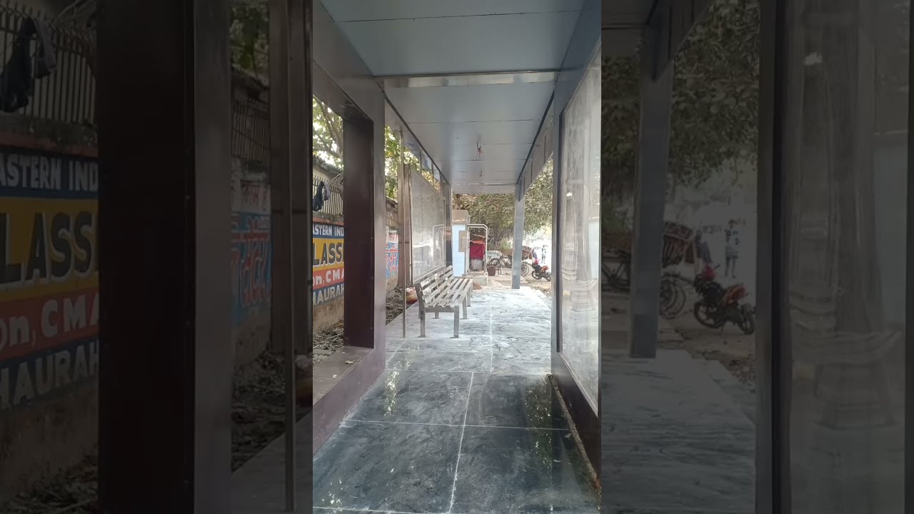 Smart City Patna Me Ban Rahe Naya Bus Stop Ko Denkhe Bans Ghat  #shorts @indrasenkumarjaiswal