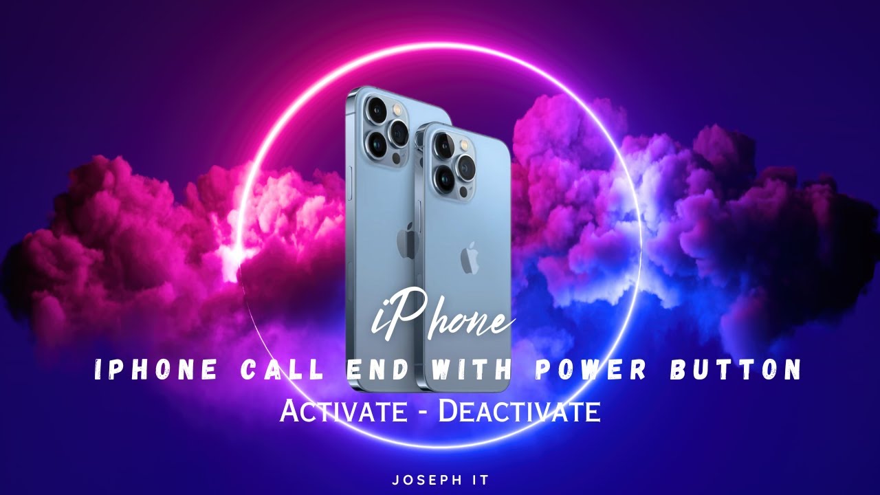 iPhone Call End with Power Button - Activate/Deactivate Call Hang Up with Lock Button