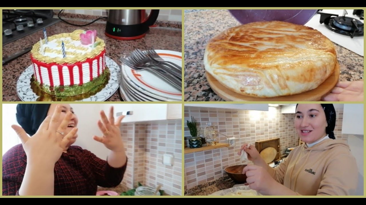 KUZENLERİMLE MUTFAKTAYIZ / DÖKTÜRDÜK / KAYINVALİDEMİN DOĞUM GÜNÜNÜ KUTLADIK / GÜNLÜK VLOG