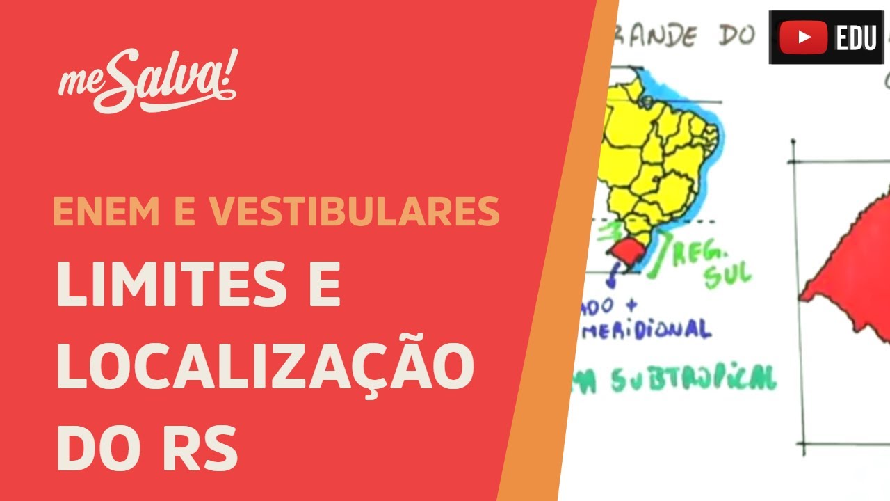 Limites e Localização do RS - Geografia UFRGS - Me Salva!