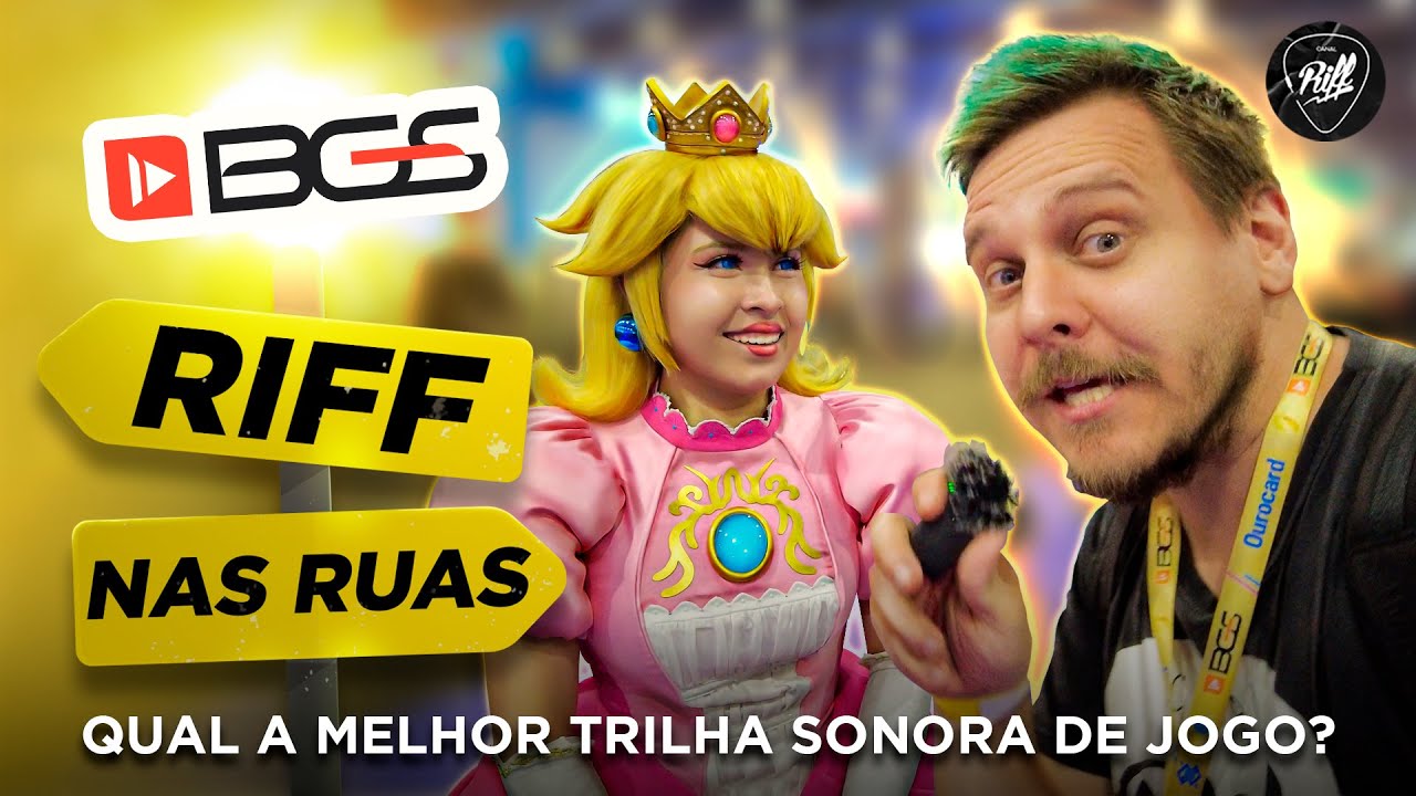 Qual é a melhor trilha sonora de GAMES? | RIFF na BGS 2022 | RIFF Nas Ruas #27
