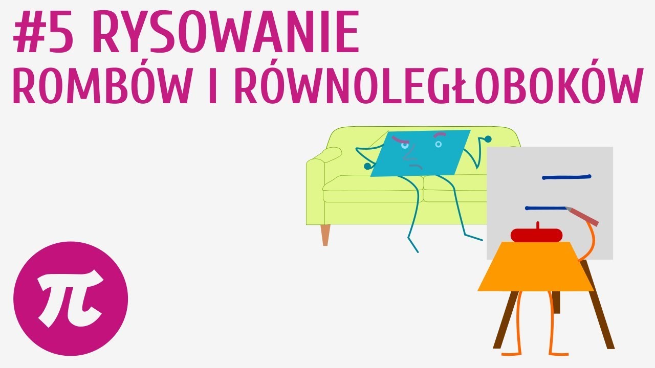 Rysowanie rombów i równoległoboków #5 [ Wielokąty ]