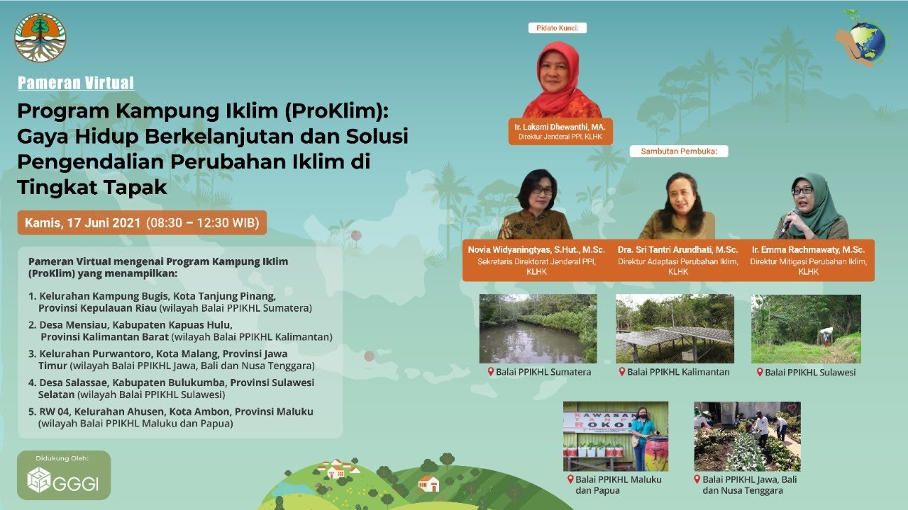 Pameran Virtual Program Kampung Iklim (ProKlim)