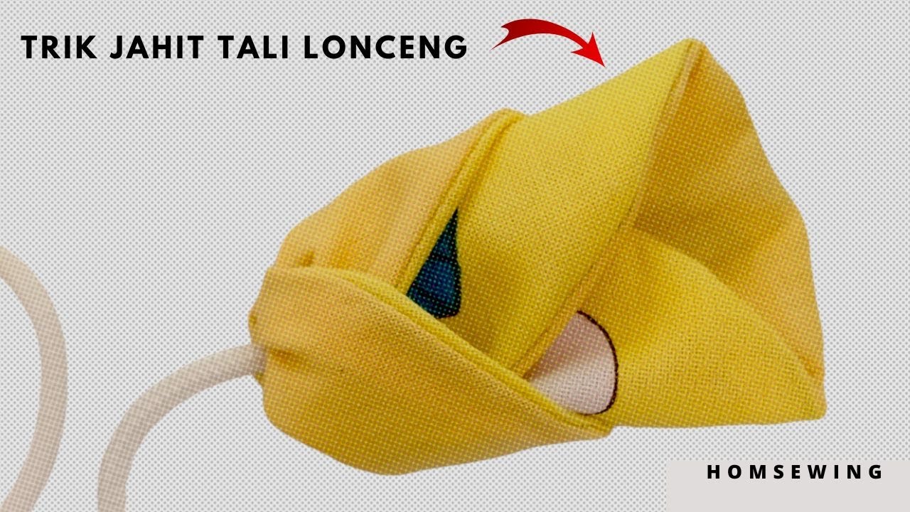 Cara membuat tali lonceng | Menjahit ujung tali berbentuk bunga | flower latkan making