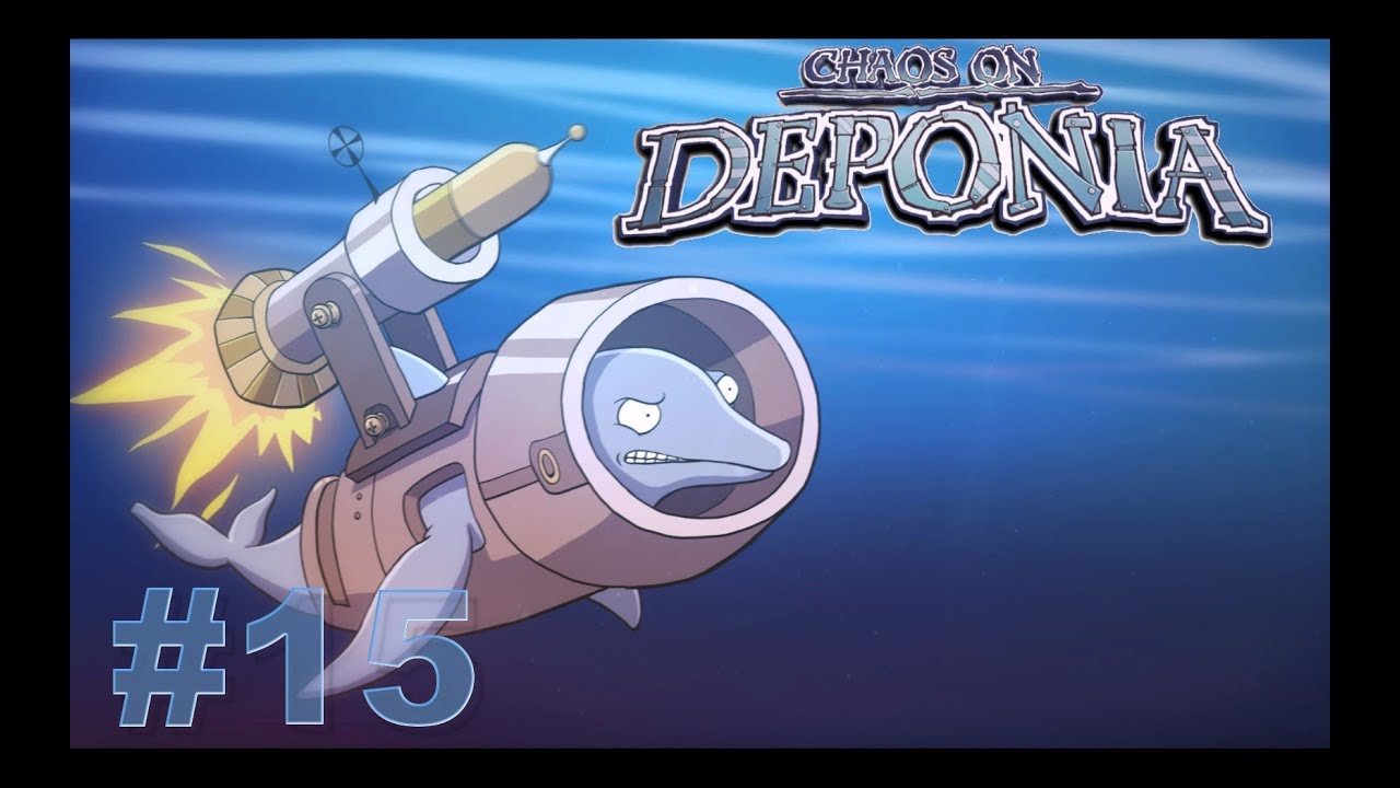 Chaos on Deponia Walkthrough Part 15 Torpedo Dolphins!