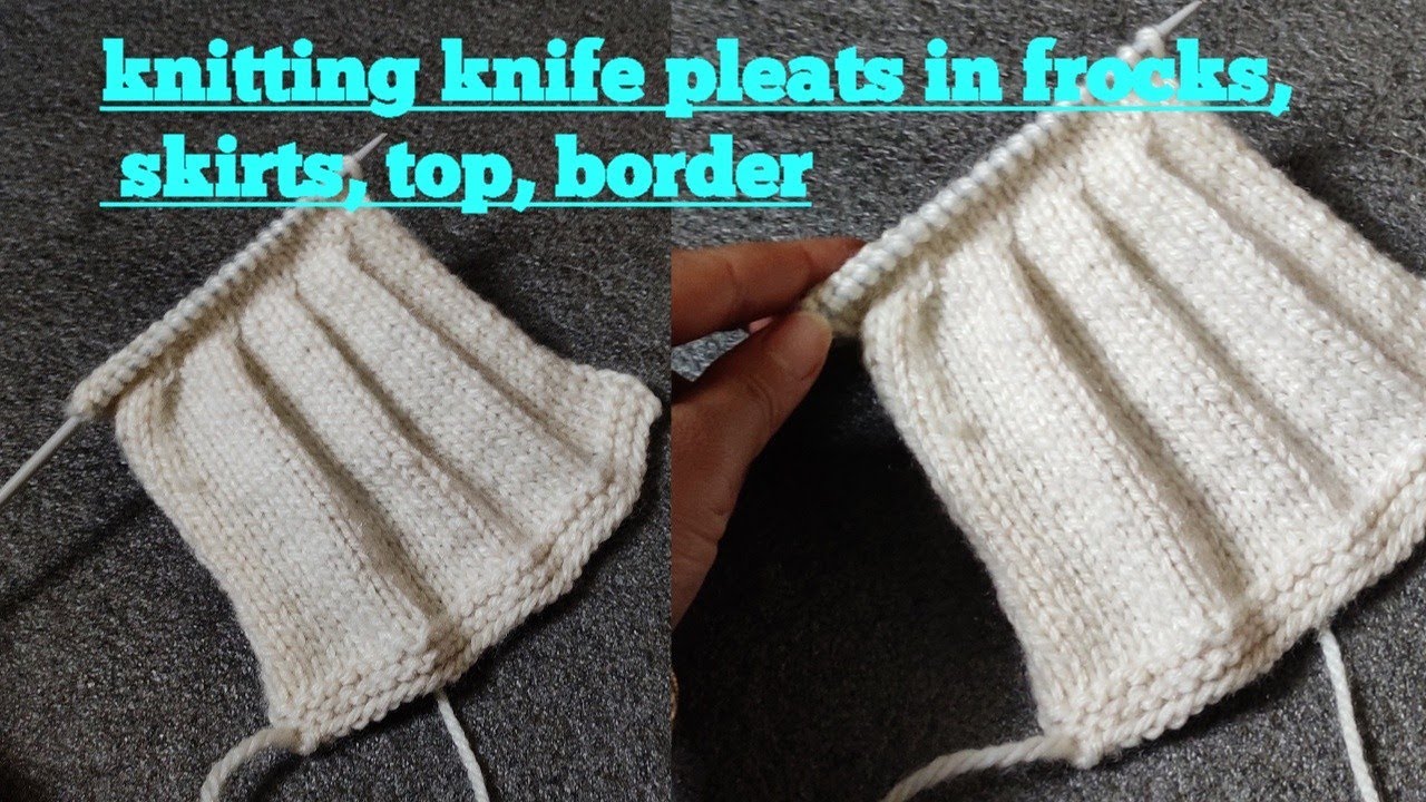 Knitting design for frocks, top, skirts, border etc by SH Fashion World.