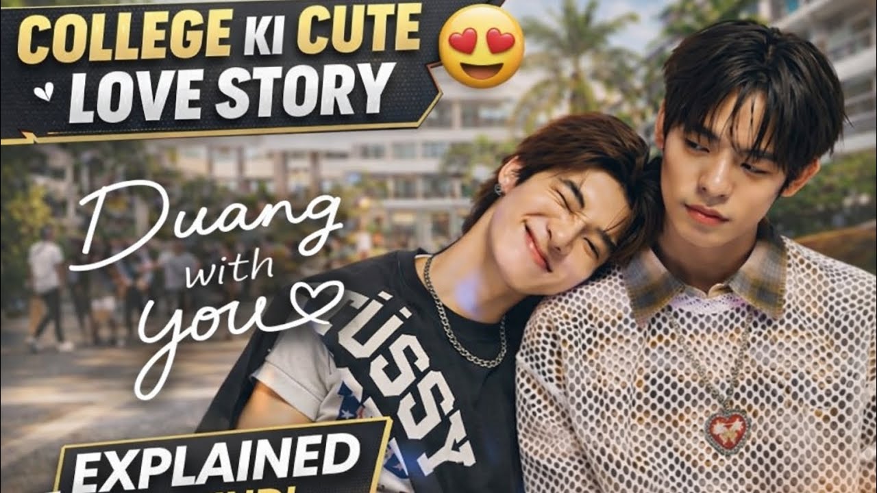 Duang With You Explained in Hindi | College Ki Cute Love Story ❤️‍🔥💕 | BL Series  #bl #blseries