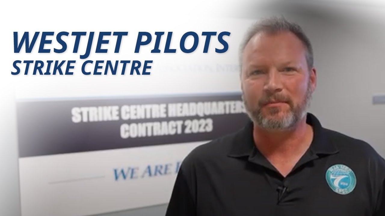 WestJet Pilots Strike Centre