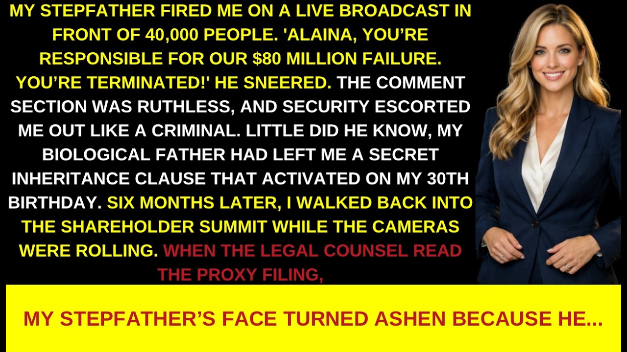 They Fired Her on Live TV… Then the CEO Realized She Owned 51% of the Company