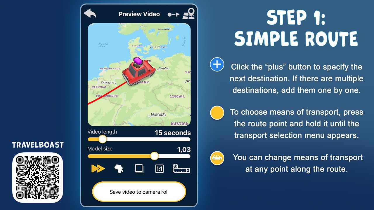 TravelBoast Tutorial - Step 1: Simple Route