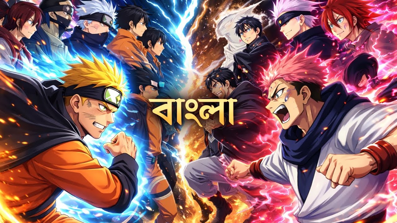 নারুতো বনাম সুকুনা: কে শক্তিশালী? 🔥 Naruto vs Jujutsu Kaisen Full Story (Bangla)