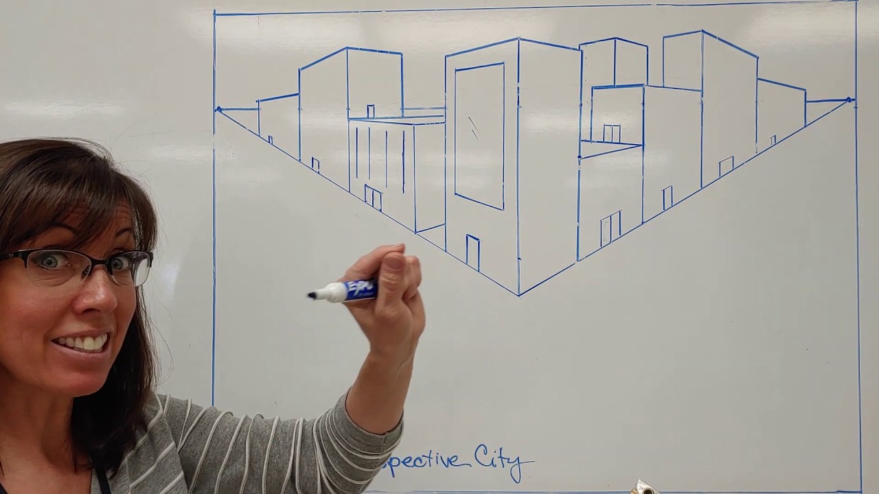 Adding Windows to your two point perspective buildings