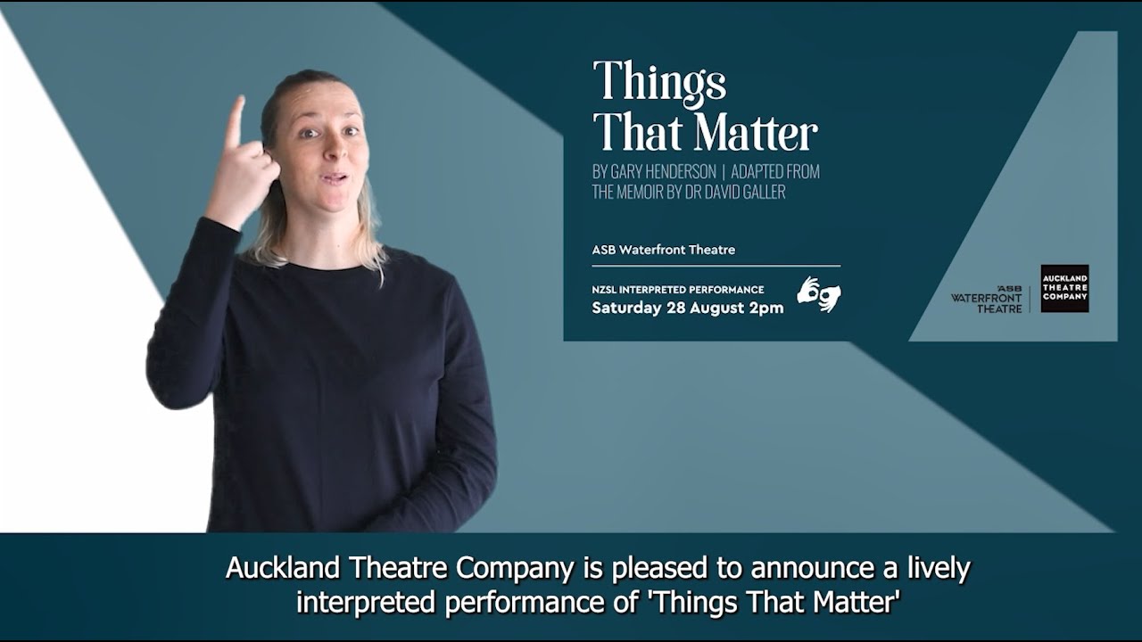 Things That Matter | NZSL Trailer by Platform Interpreting NZ