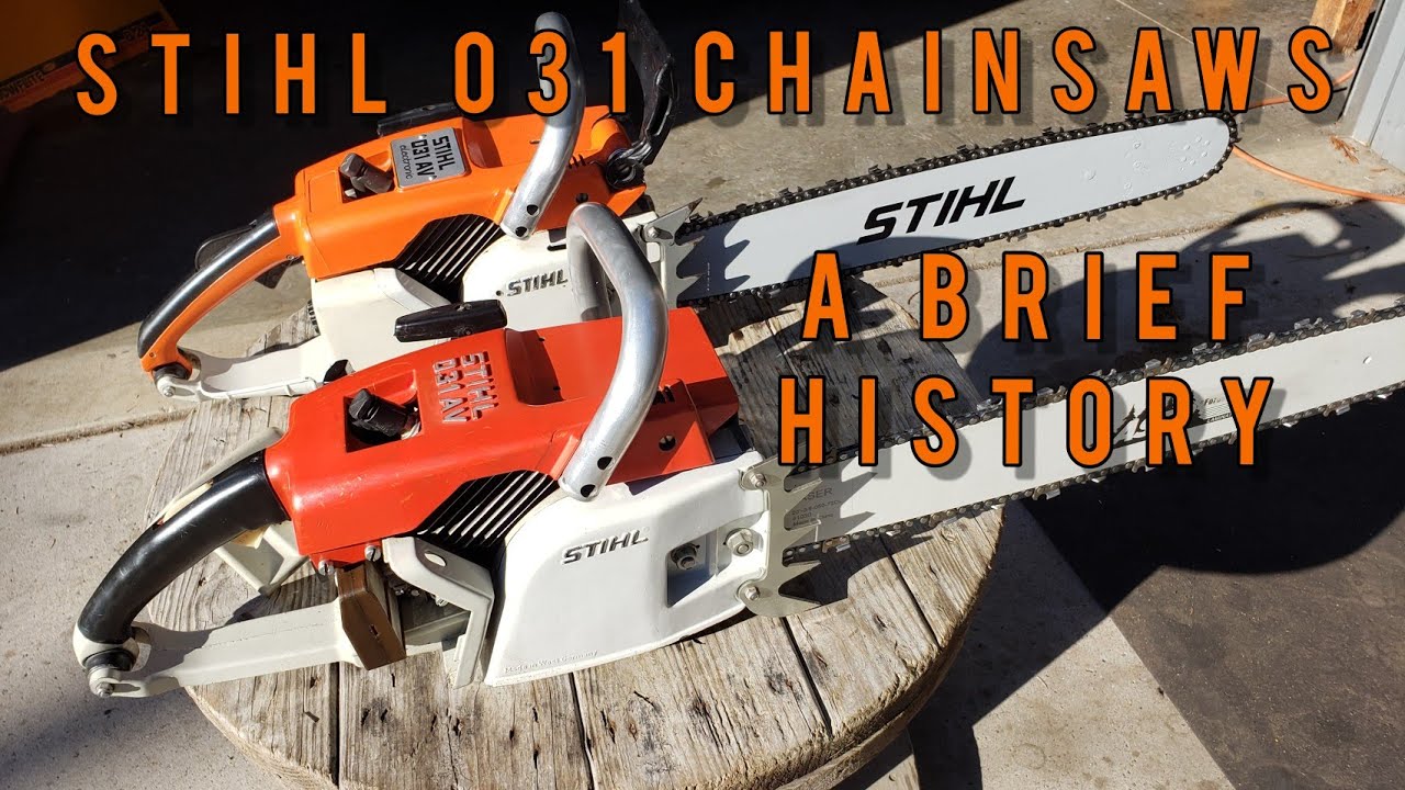 Винтажная бензопила Stihl 031 AV. Прогулка. Бег и резка!