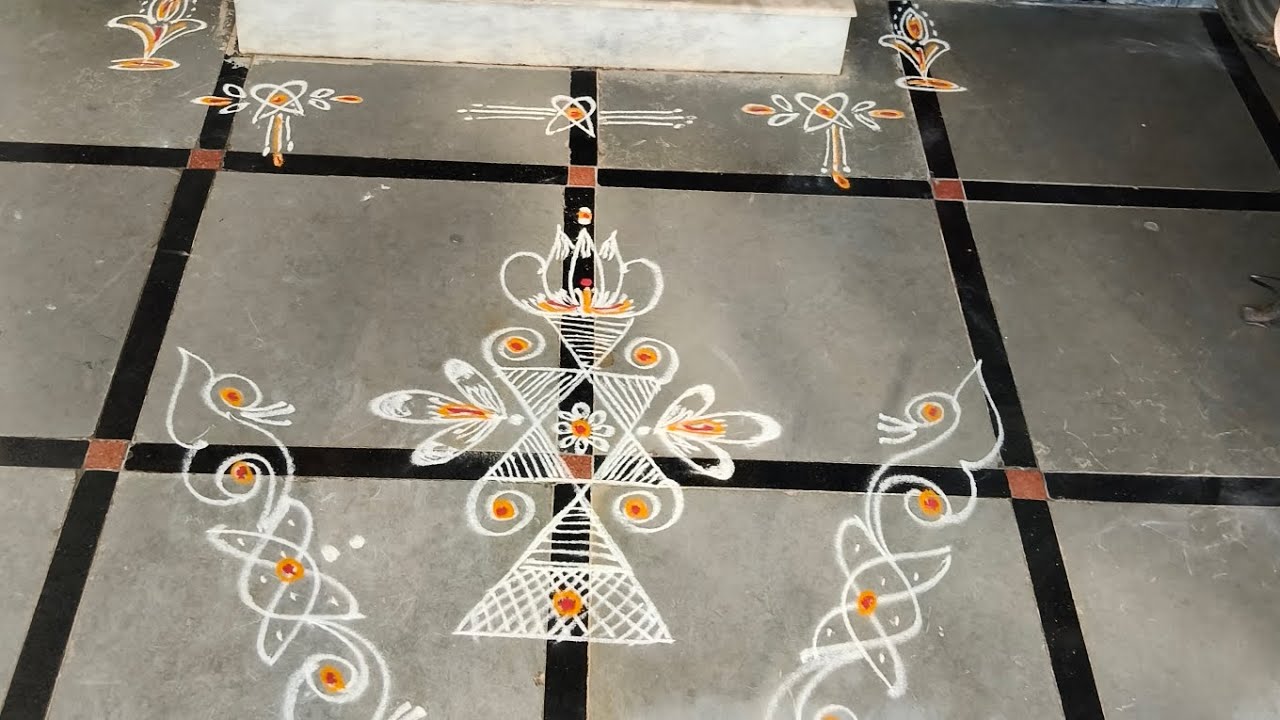 Daily easy muggu ||kolam|| rangoli 