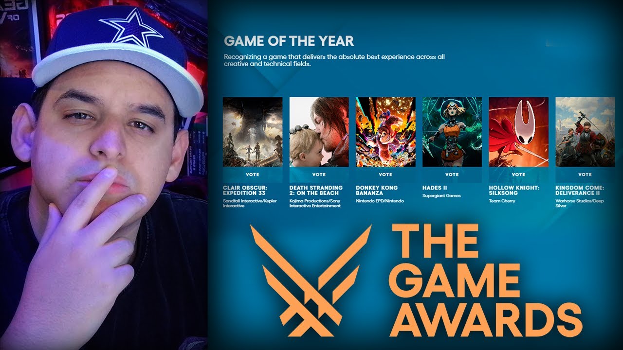 Estos son mis *VOTOS* para los GOTY's del 2025 | The Game Awards