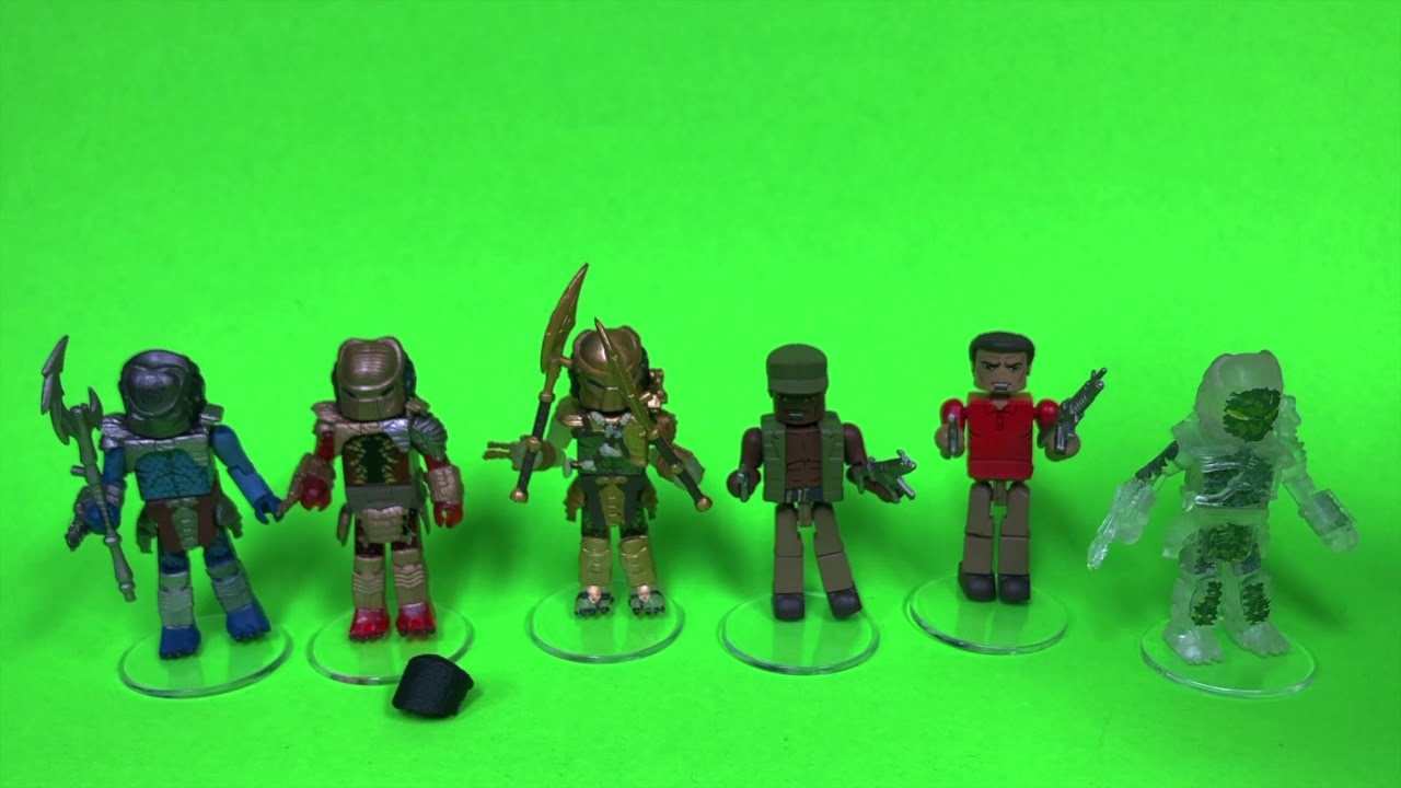 Unboxing Diamond Select Toys Toys R Us Exclusive Series 5 Predator Minimates 2 Packs