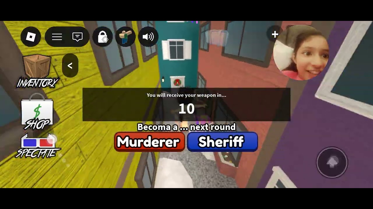 Playing mm2 (sorry for lags)