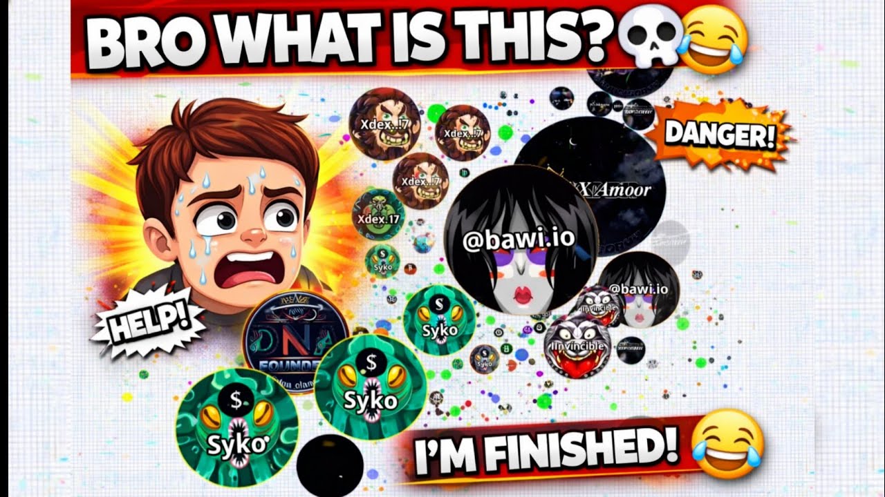 БРО, ЧТО ЭТО ТАКОЕ? 💀😂 | Хаос в Agar.io