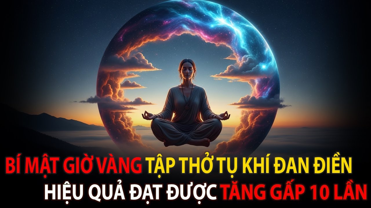 Bí Mật Ít Người Biết: Giờ Vàng Tập Thở Tụ Khí Đan Điền Giúp Hiệu Quả Tăng Gấp 10 Lần