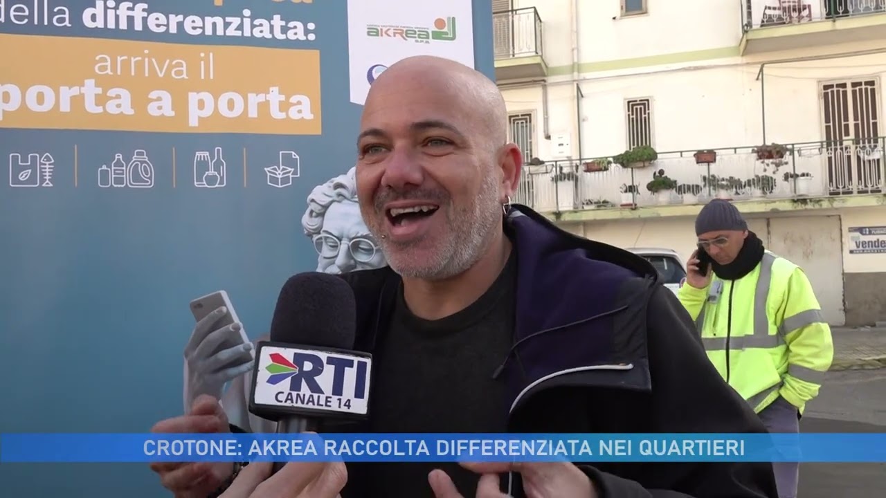 CROTONE: AKREA RACCOLTA DIFFERENZIATA NEI QUARTIERI