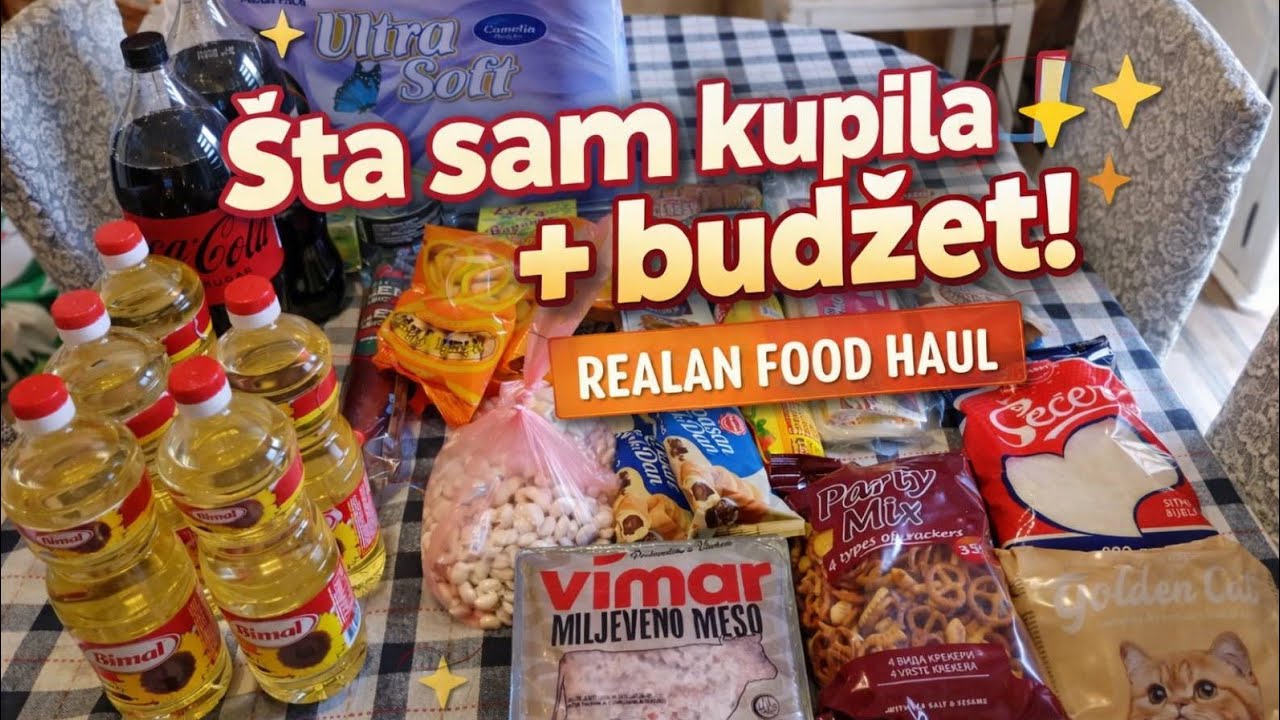 REALAN Food Haul / ŠTA sam kupila,koliko košta i kako organizujem budžet?