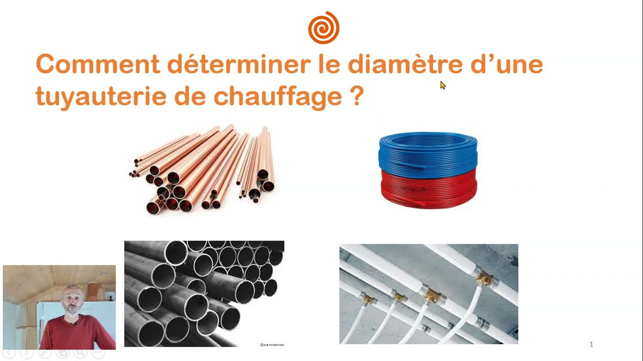 Choisir rapidement et simplement le diam&egrave;tre d'une tuyauterie de chauffage.