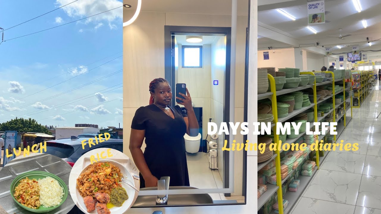 Living alone diaries 🍃 : For the girl child don’t give up|| introvert | Home cooking | Life in Ghana