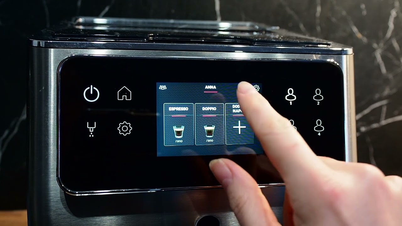 Dotykowe menu w ekspresie WMF Perfection 680