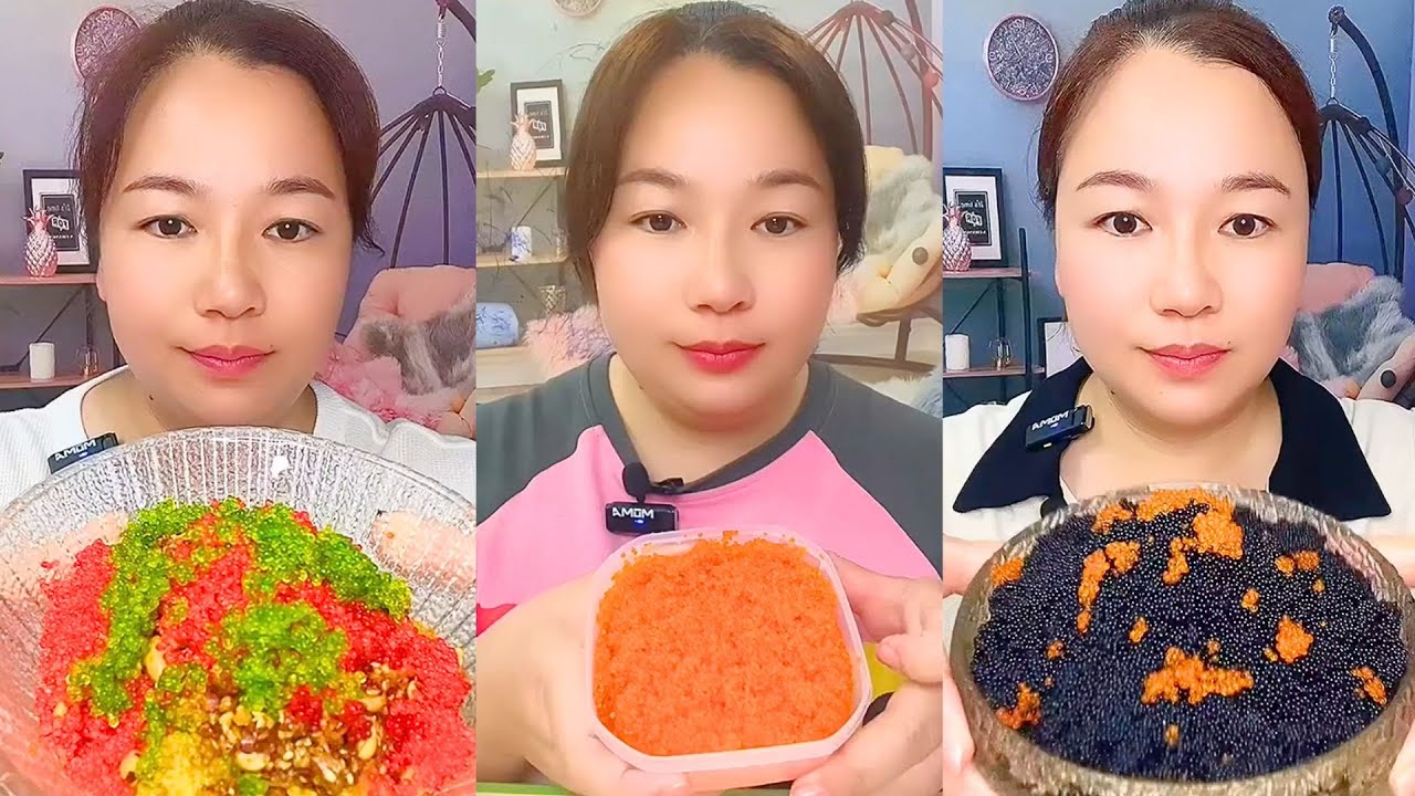 Fish Roe Seafood Eating Show | Home Style Mukbang #82