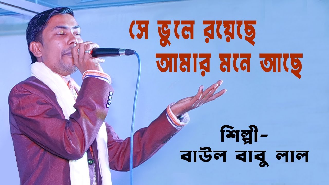 সে ভুলে রয়েছে, আমার মনে আছে : বাউল বাবু লাল
