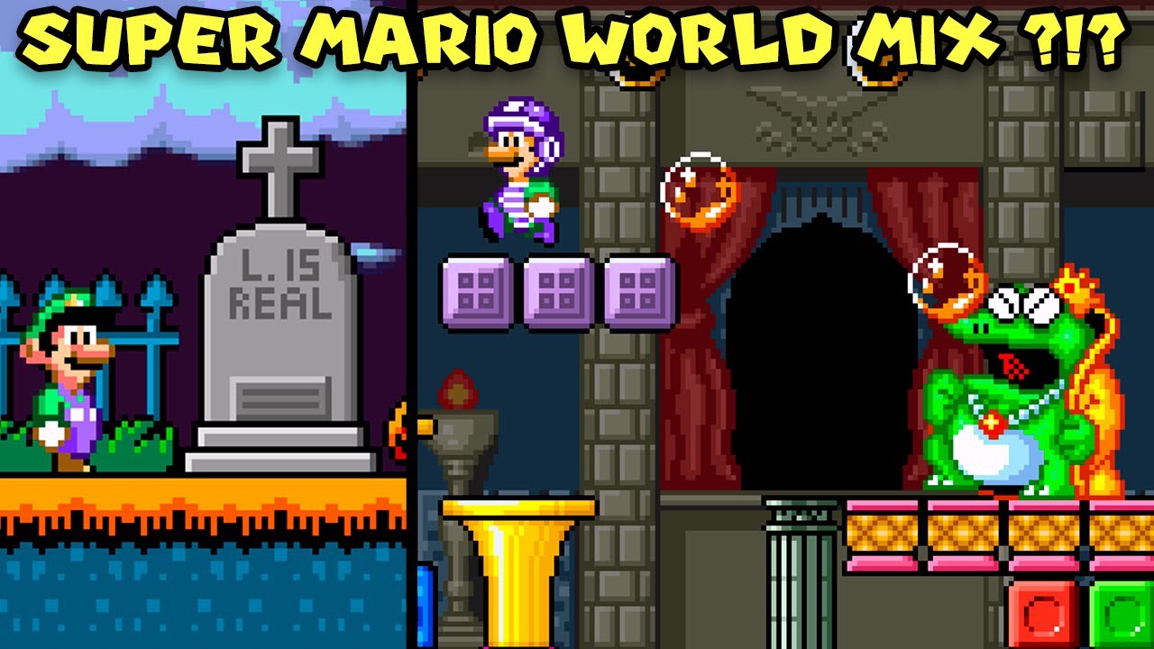 SUPER MARIO WORLD MIX ?!? - Super Mario World Mix 2.0 con Pepe el Mago