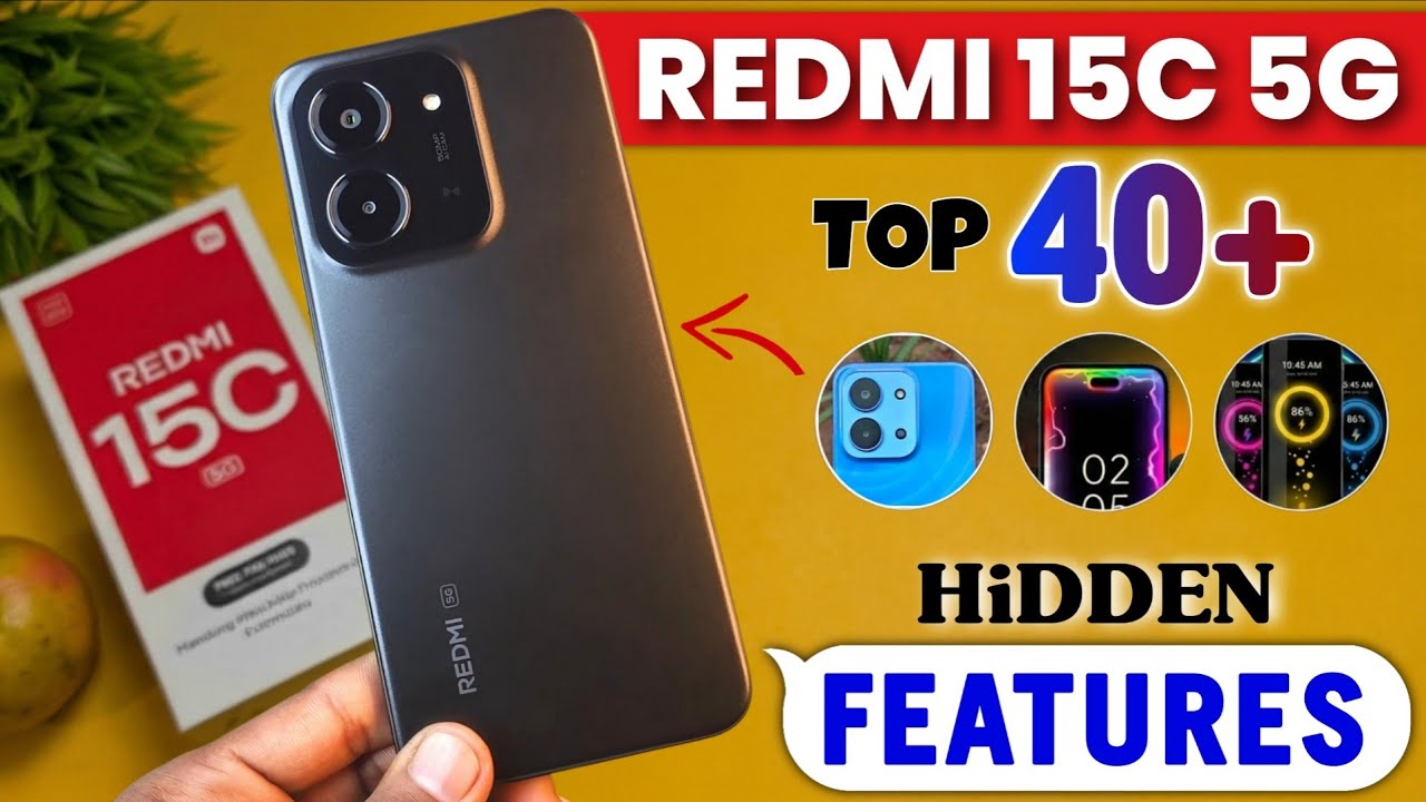 😱 Redmi 15C 5G – 40+ Hidden Features You Didn’t Know || Redmi 15C 5G Tips And Tricks 