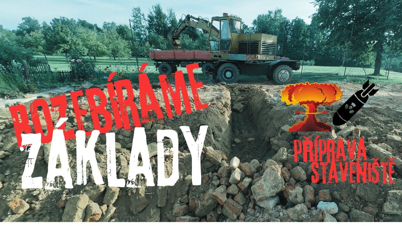 Rozebíráme staré základy! 🧱 Dokáže si s tím DH 112 poradit za špatného počasí? 🌧️