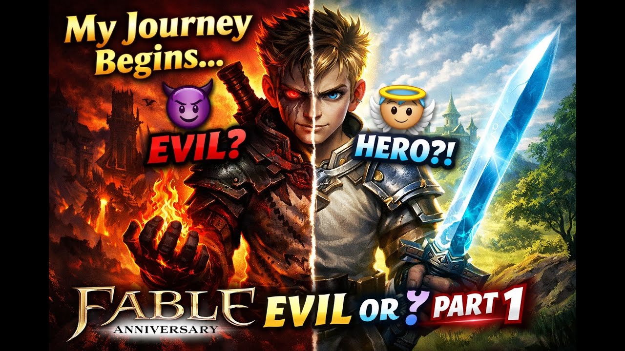 My Journey Begins… Evil or Hero? 😈😇 | Fable Anniversary Part 1
