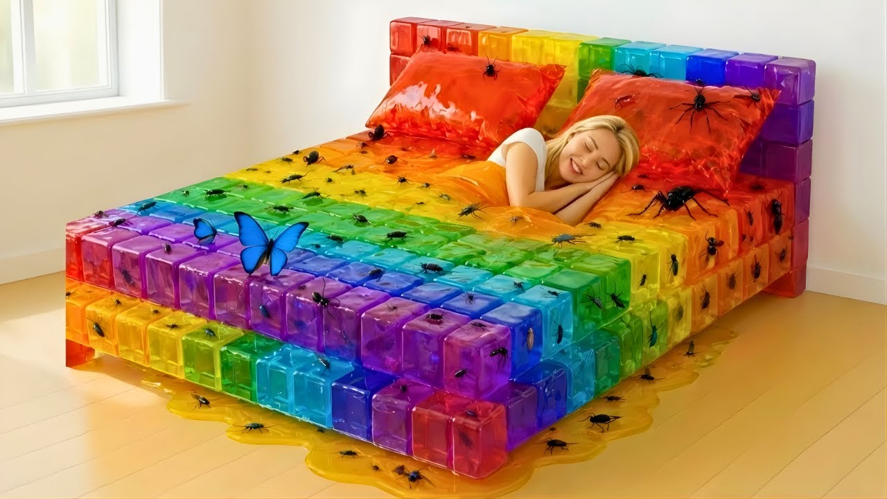 Which Crazy Bed Would You Choose? ✨🦋 | Ultimate Oddly Satisfying AI ASMR