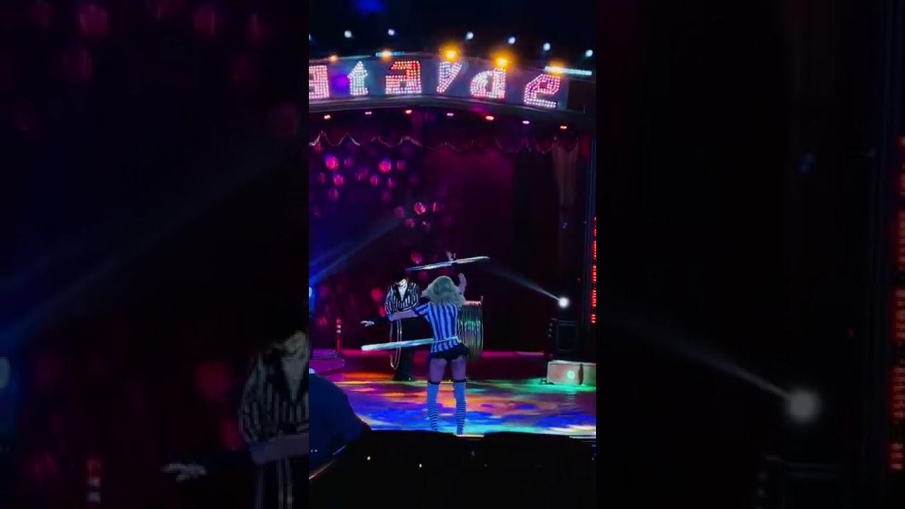 Julissa Zamudio /beetle juice hula hoops performance.