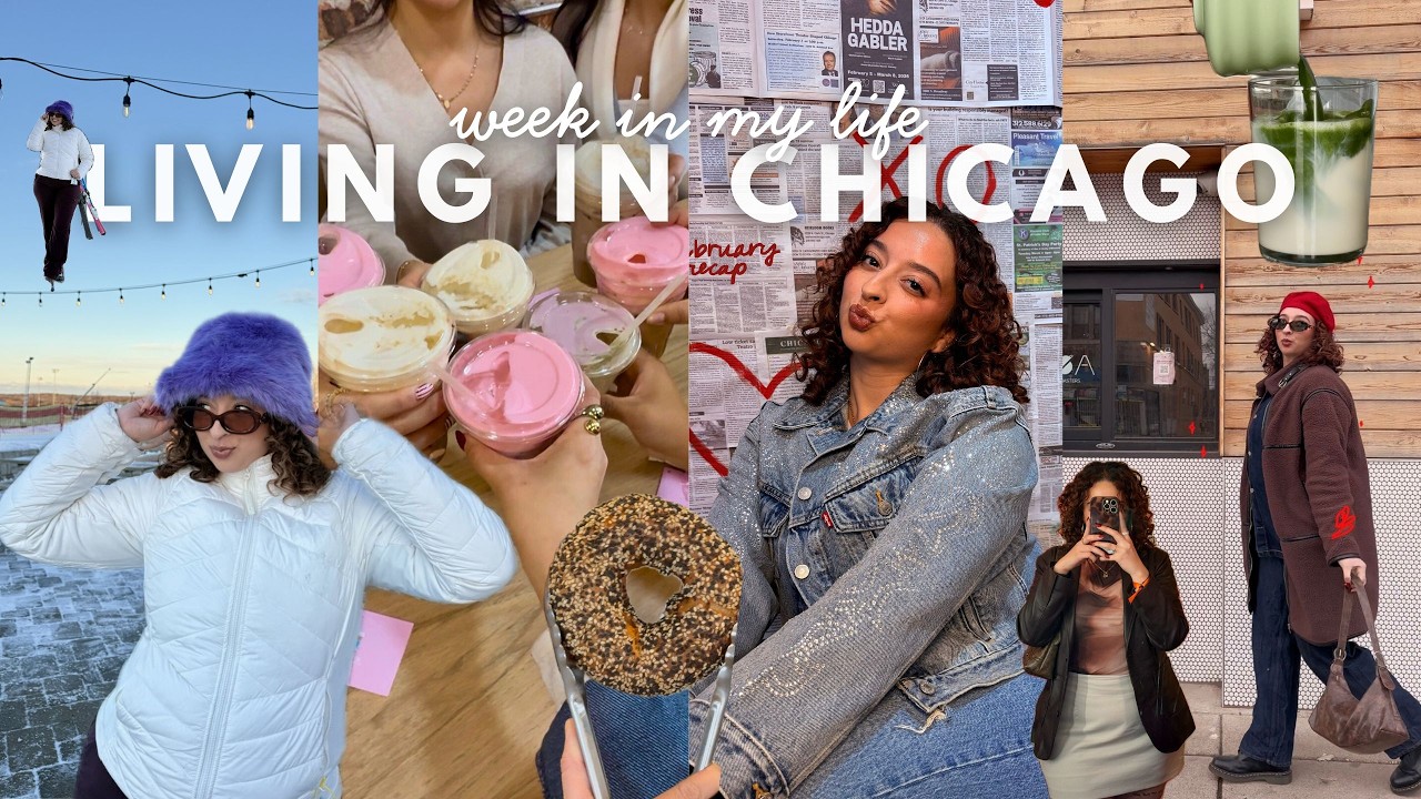 Week in my life living in Chicago | Friend dates, snow tubing, 9 to 5, and Chicago events